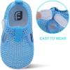 imageJOINFREE Baby Toddler Water Shoes Boys Girls Sandals Barefoot Kids Breathable Sneakers Shoes for Walking RunningMesh Blue