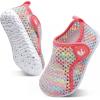 imageJOINFREE Baby Toddler Water Shoes Boys Girls Sandals Barefoot Kids Breathable Sneakers Shoes for Walking RunningMesh Colorful