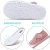 imageJOINFREE Baby Toddler Water Shoes Boys Girls Sandals Barefoot Kids Breathable Sneakers Shoes for Walking RunningMesh Colorful Orange