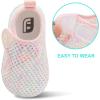 imageJOINFREE Baby Toddler Water Shoes Boys Girls Sandals Barefoot Kids Breathable Sneakers Shoes for Walking RunningMesh Colorpinkyellow