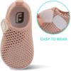 imageJOINFREE Baby Toddler Water Shoes Boys Girls Sandals Barefoot Kids Breathable Sneakers Shoes for Walking RunningMesh Darkpink