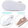 imageJOINFREE Baby Toddler Water Shoes Boys Girls Sandals Barefoot Kids Breathable Sneakers Shoes for Walking RunningMesh Darkpink