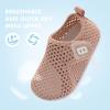 imageJOINFREE Baby Toddler Water Shoes Boys Girls Sandals Barefoot Kids Breathable Sneakers Shoes for Walking RunningMesh Darkpink