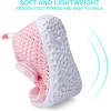 imageJOINFREE Baby Toddler Water Shoes Boys Girls Sandals Barefoot Kids Breathable Sneakers Shoes for Walking RunningMesh Light Pink