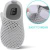 imageJOINFREE Baby Toddler Water Shoes Boys Girls Sandals Barefoot Kids Breathable Sneakers Shoes for Walking RunningMesh Lightgrey