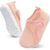 imageJOINFREE Baby Toddler Water Shoes Boys Girls Sandals Barefoot Kids Breathable Sneakers Shoes for Walking RunningMesh Lightorange