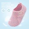 imageJOINFREE Baby Toddler Water Shoes Boys Girls Sandals Barefoot Kids Breathable Sneakers Shoes for Walking RunningMesh Multi Pink