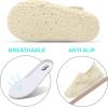 imageJOINFREE Baby Toddler Water Shoes Boys Girls Sandals Barefoot Kids Breathable Sneakers Shoes for Walking RunningMesh Pure Beige