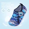 imageJOINFREE Baby Toddler Water Shoes Boys Girls Sandals Barefoot Kids Breathable Sneakers Shoes for Walking RunningMulti Shark