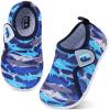 imageJOINFREE Baby Toddler Water Shoes Boys Girls Sandals Barefoot Kids Breathable Sneakers Shoes for Walking RunningMulti Shark