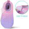 imageJOINFREE Baby Toddler Water Shoes Boys Girls Sandals Barefoot Kids Breathable Sneakers Shoes for Walking RunningPink Purple