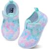 imageJOINFREE Baby Toddler Water Shoes Boys Girls Sandals Barefoot Kids Breathable Sneakers Shoes for Walking RunningPinkBlue Scale