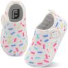 imageJOINFREE Baby Toddler Water Shoes Boys Girls Sandals Barefoot Kids Breathable Sneakers Shoes for Walking RunningColor Stripe