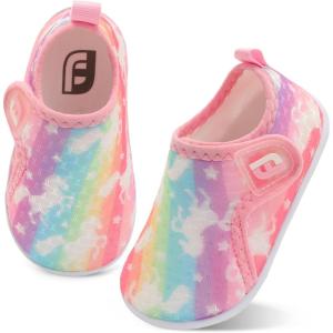 imageJOINFREE Baby Toddler Water Shoes Boys Girls Sandals Barefoot Kids Breathable Sneakers Shoes for Walking RunningColor Horse