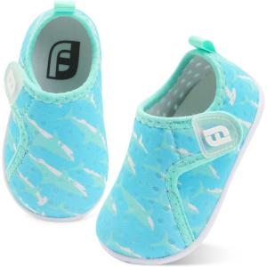imageJOINFREE Baby Toddler Water Shoes Boys Girls Sandals Barefoot Kids Breathable Sneakers Shoes for Walking RunningMugreenshark