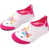 imageJOINFREE Kids Boys and Girls Swim Water Shoes Toddler Quick Dry Aqua Socks Barefoot Skin Shoes for Beach SportsAbstract Red Horse