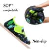 imageJOINFREE Kids Boys and Girls Swim Water Shoes Toddler Quick Dry Aqua Socks Barefoot Skin Shoes for Beach SportsBare Dinosaur