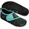 imageJOINFREE Kids Boys and Girls Swim Water Shoes Toddler Quick Dry Aqua Socks Barefoot Skin Shoes for Beach SportsBlack Blue