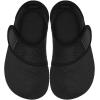 imageJOINFREE Kids Boys and Girls Swim Water Shoes Toddler Quick Dry Aqua Socks Barefoot Skin Shoes for Beach SportsBlack Stripe
