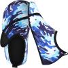 imageJOINFREE Kids Boys and Girls Swim Water Shoes Toddler Quick Dry Aqua Socks Barefoot Skin Shoes for Beach SportsBlue Wave