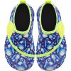 imageJOINFREE Kids Boys and Girls Swim Water Shoes Toddler Quick Dry Aqua Socks Barefoot Skin Shoes for Beach SportsBluegreen Fish