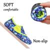 imageJOINFREE Kids Boys and Girls Swim Water Shoes Toddler Quick Dry Aqua Socks Barefoot Skin Shoes for Beach SportsBluegreen Fish