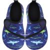 imageJOINFREE Kids Boys and Girls Swim Water Shoes Toddler Quick Dry Aqua Socks Barefoot Skin Shoes for Beach SportsBluegreen Shark
