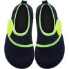 imageJOINFREE Kids Boys and Girls Swim Water Shoes Toddler Quick Dry Aqua Socks Barefoot Skin Shoes for Beach SportsEasy Navy