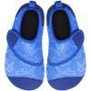 imageJOINFREE Kids Boys and Girls Swim Water Shoes Toddler Quick Dry Aqua Socks Barefoot Skin Shoes for Beach SportsEasy Shark Blue