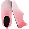 imageJOINFREE Kids Boys and Girls Swim Water Shoes Toddler Quick Dry Aqua Socks Barefoot Skin Shoes for Beach SportsGradient Pink