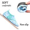 imageJOINFREE Kids Boys and Girls Swim Water Shoes Toddler Quick Dry Aqua Socks Barefoot Skin Shoes for Beach SportsGreen Scale