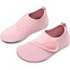 imageJOINFREE Kids Boys and Girls Swim Water Shoes Toddler Quick Dry Aqua Socks Barefoot Skin Shoes for Beach SportsLight Pink