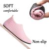 imageJOINFREE Kids Boys and Girls Swim Water Shoes Toddler Quick Dry Aqua Socks Barefoot Skin Shoes for Beach SportsLight Pink