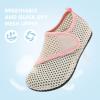 imageJOINFREE Kids Boys and Girls Swim Water Shoes Toddler Quick Dry Aqua Socks Barefoot Skin Shoes for Beach SportsM Beige