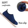 imageJOINFREE Kids Boys and Girls Swim Water Shoes Toddler Quick Dry Aqua Socks Barefoot Skin Shoes for Beach SportsM Blueblack