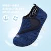 imageJOINFREE Kids Boys and Girls Swim Water Shoes Toddler Quick Dry Aqua Socks Barefoot Skin Shoes for Beach SportsM Blueblack