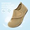 imageJOINFREE Kids Boys and Girls Swim Water Shoes Toddler Quick Dry Aqua Socks Barefoot Skin Shoes for Beach SportsM Brown