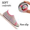 imageJOINFREE Kids Boys and Girls Swim Water Shoes Toddler Quick Dry Aqua Socks Barefoot Skin Shoes for Beach SportsM Colorful