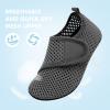 imageJOINFREE Kids Boys and Girls Swim Water Shoes Toddler Quick Dry Aqua Socks Barefoot Skin Shoes for Beach SportsM Darkgrey