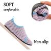 imageJOINFREE Kids Boys and Girls Swim Water Shoes Toddler Quick Dry Aqua Socks Barefoot Skin Shoes for Beach SportsM Pinkpurple