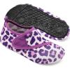 imageJOINFREE Kids Boys and Girls Swim Water Shoes Toddler Quick Dry Aqua Socks Barefoot Skin Shoes for Beach SportsPurple Leopard