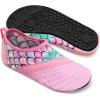 imageJOINFREE Kids Boys and Girls Swim Water Shoes Toddler Quick Dry Aqua Socks Barefoot Skin Shoes for Beach SportsSplice Pink