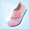 imageJOINFREE Kids Boys and Girls Swim Water Shoes Toddler Quick Dry Aqua Socks Barefoot Skin Shoes for Beach SportsW Color Scales