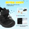 imageJOINFREE Toddler Boys Girls Water Shoes Breathable Qucik Dry Sport Beach Sandals Lightweight Barefoot FlexibleBlack