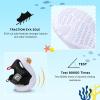 imageJOINFREE Toddler Boys Girls Water Shoes Breathable Qucik Dry Sport Beach Sandals Lightweight Barefoot FlexibleBlack Grey