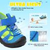 imageJOINFREE Toddler Boys Girls Water Shoes Breathable Qucik Dry Sport Beach Sandals Lightweight Barefoot FlexibleBluegreen