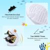 imageJOINFREE Toddler Boys Girls Water Shoes Breathable Qucik Dry Sport Beach Sandals Lightweight Barefoot FlexibleColorful Black