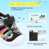 imageJOINFREE Toddler Boys Girls Water Shoes Breathable Qucik Dry Sport Beach Sandals Lightweight Barefoot FlexibleColorful Black