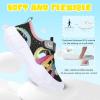 imageJOINFREE Toddler Boys Girls Water Shoes Breathable Qucik Dry Sport Beach Sandals Lightweight Barefoot FlexibleColorful Black
