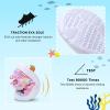 imageJOINFREE Toddler Boys Girls Water Shoes Breathable Qucik Dry Sport Beach Sandals Lightweight Barefoot FlexibleDye Pink